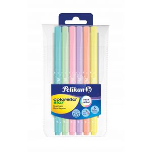 Pisaki Pelikan Colorella Star Pastel, 6kol